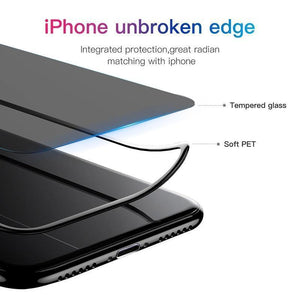 Planet Gates Transparent Black / For iPhone XR 6.1 Baseus 0.23mm Screen Protector For iPhone Xs XR Xs Max 2018 Protective Glass Full Coverage Tempered Glass For iPhone X Anti Spy
