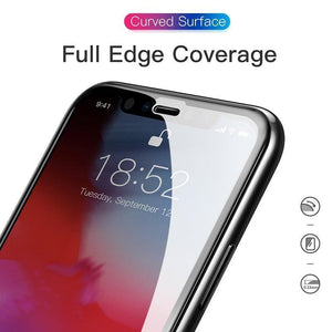 Baseus 0.23mm Screen Protector For iPhone Xs XR Xs Max 2018 Protective Glass Full Coverage Tempered Glass For iPhone X Anti Spy - Planet Gates