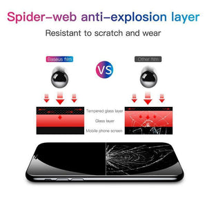 Planet Gates Transparent Black / For iPhone XR 6.1 Baseus 0.23mm Screen Protector For iPhone Xs XR Xs Max 2018 Protective Glass Full Coverage Tempered Glass For iPhone X Anti Spy