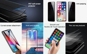 Planet Gates Transparent Black / For iPhone XR 6.1 Baseus 0.23mm Screen Protector For iPhone Xs XR Xs Max 2018 Protective Glass Full Coverage Tempered Glass For iPhone X Anti Spy