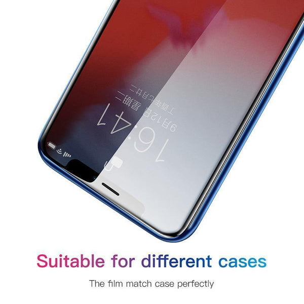 Planet Gates Transparent Black / For iPhone XR 6.1 Baseus 0.23mm Screen Protector For iPhone Xs XR Xs Max 2018 Protective Glass Full Coverage Tempered Glass For iPhone X Anti Spy