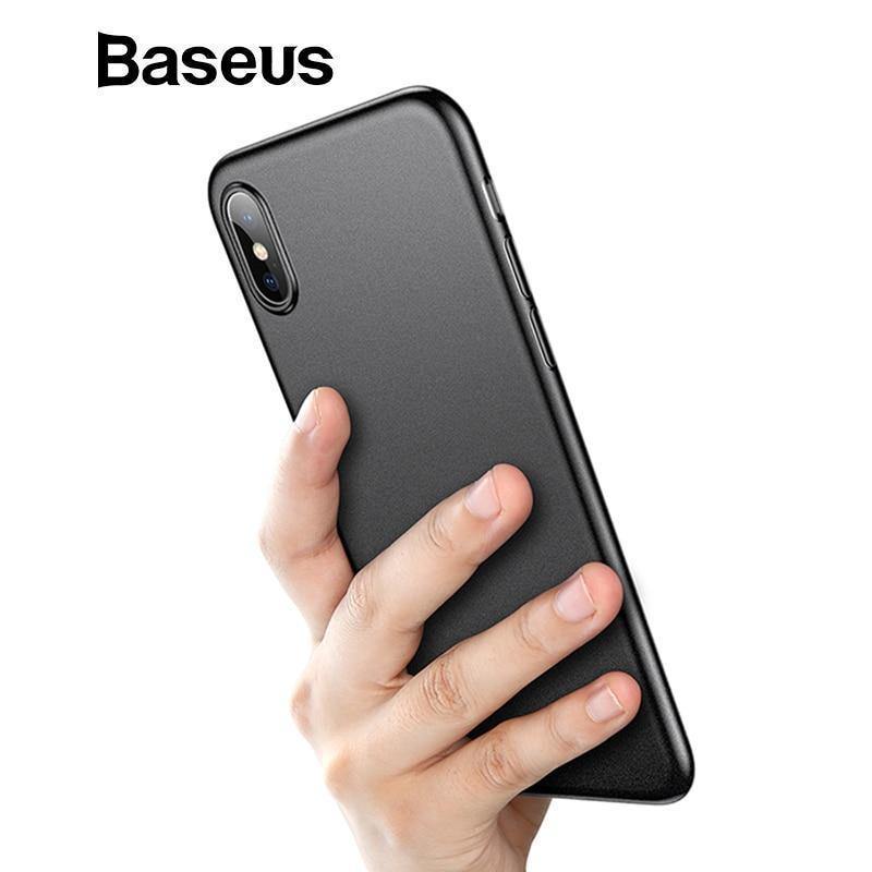 Planet Gates Transparent Black / For iPhone Xs 5.8 Baseus Super Super Thin Wing Case For iPhone Xs Xs Max XR 2018 Cases Hard PP Back Phone Accessories For iPhone Xs Xs Max Cover