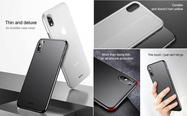 Baseus Super Super Thin Wing Case For iPhone Xs Xs Max XR 2018 Cases Hard PP Back Phone Accessories For iPhone Xs Xs Max Cover - Planet Gates