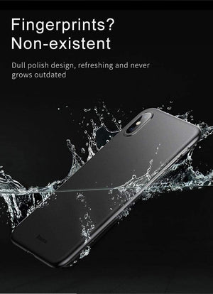 Planet Gates Transparent Black / For iPhone Xs 5.8 Baseus Super Super Thin Wing Case For iPhone Xs Xs Max XR 2018 Cases Hard PP Back Phone Accessories For iPhone Xs Xs Max Cover