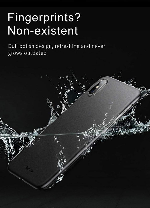 Planet Gates Transparent Black / For iPhone Xs 5.8 Baseus Super Super Thin Wing Case For iPhone Xs Xs Max XR 2018 Cases Hard PP Back Phone Accessories For iPhone Xs Xs Max Cover