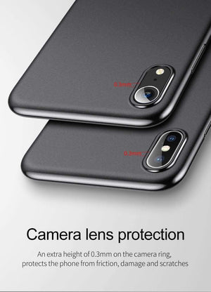 Planet Gates Transparent Black / For iPhone Xs 5.8 Baseus Super Super Thin Wing Case For iPhone Xs Xs Max XR 2018 Cases Hard PP Back Phone Accessories For iPhone Xs Xs Max Cover