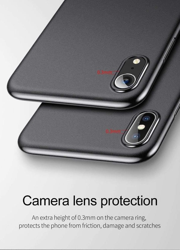 Planet Gates Transparent Black / For iPhone Xs 5.8 Baseus Super Super Thin Wing Case For iPhone Xs Xs Max XR 2018 Cases Hard PP Back Phone Accessories For iPhone Xs Xs Max Cover