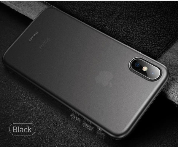 Planet Gates Transparent Black / For iPhone Xs 5.8 Baseus Super Super Thin Wing Case For iPhone Xs Xs Max XR 2018 Cases Hard PP Back Phone Accessories For iPhone Xs Xs Max Cover