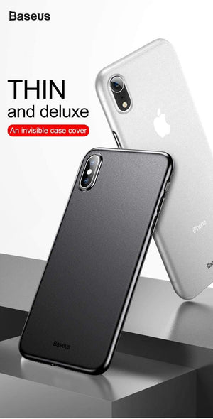 Planet Gates Transparent Black / For iPhone XS Phone Case For iPhone Xs Max Xr X S R Xsmax Coque Baseus Ultra Thin Slim Frosted Cover For iPhonexs Max Case For iPhonex Fundas
