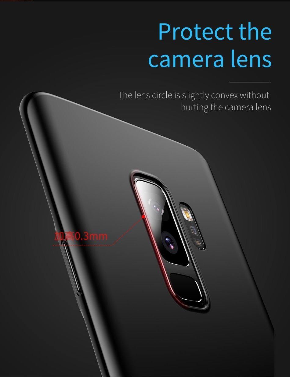 Planet Gates Transparent Black / S9 Baseus Super Super Thin Phone Case For Samsung Galaxy S9 S9+ Ultra Slim Case For Samsung S9 Plus Coque