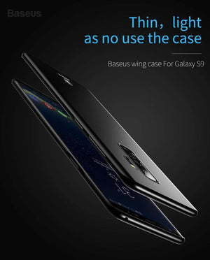 Planet Gates Transparent Black / S9 Baseus Super Super Thin Phone Case For Samsung Galaxy S9 S9+ Ultra Slim Case For Samsung S9 Plus Coque