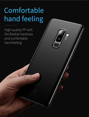 Planet Gates Transparent Black / S9 Baseus Super Super Thin Phone Case For Samsung Galaxy S9 S9+ Ultra Slim Case For Samsung S9 Plus Coque