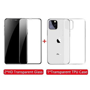 Baseus 0.3mm Full Coverage Protective Glass For iPhone 11 Pro Max Tempered Glass Screen Protector For iPhone 11 Pro Glass