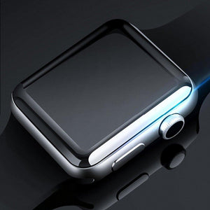 Planet Gates transparent / For 38MM Front Cover 3D 0.26MM Tempered Glass Screen Protector Film For Apple Watch For iWatch