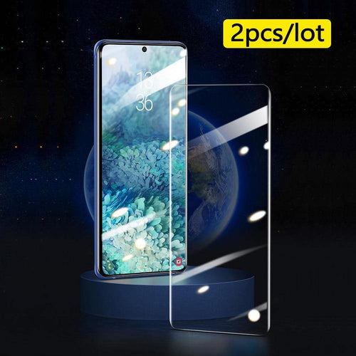 Baseus 2pcs UV Tempered Glass For Samsung Galaxy S20 Screen Protector Full Curved Protective Glass For Galaxy S20 Plus Ultra