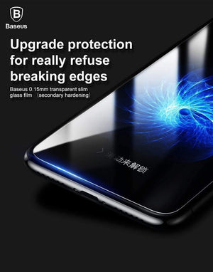 Planet Gates Transparent / For iPhone X 0.15mm Baseus 0.15mm Screen Protector For iPhone X Tempered Glass Ultra Thin 9H Scratch Proof Protective Glass For iPhone X Front Film