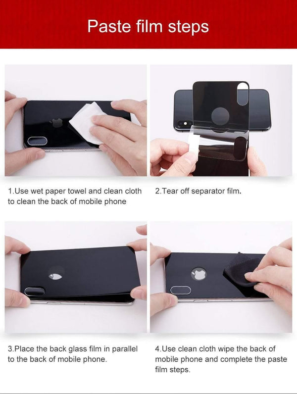 Planet Gates Transparent / For iPhone X Baseus 0.3mm Back Protector For iPhone X Tempered Glass Back Cover Ultra Thin Scratch Proof Glass For iPhone X Back Film