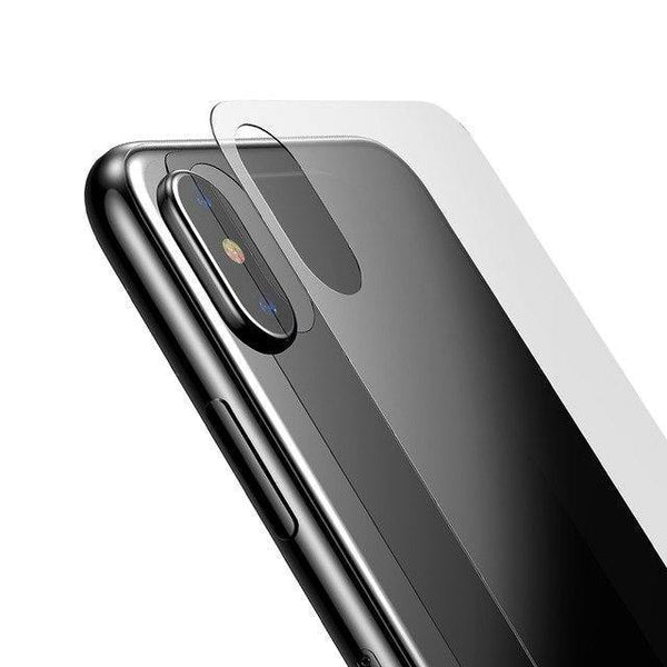Planet Gates Transparent / For iPhone X Baseus 0.3mm Back Screen Protector For iPhone X 9H Back Tempered Glass For iPhone X Ultra Thin Protective Glass Film Back Cover