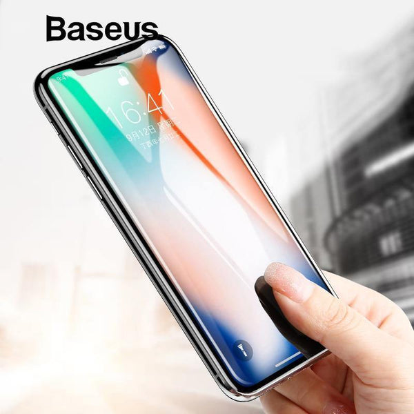 Planet Gates Transparent / For iPhone X Baseus Screen Protector For iPhone X Tempered Glass Ultra Thin Anti Blue Light Full Screen Front Cover For iPhone X Glass Film