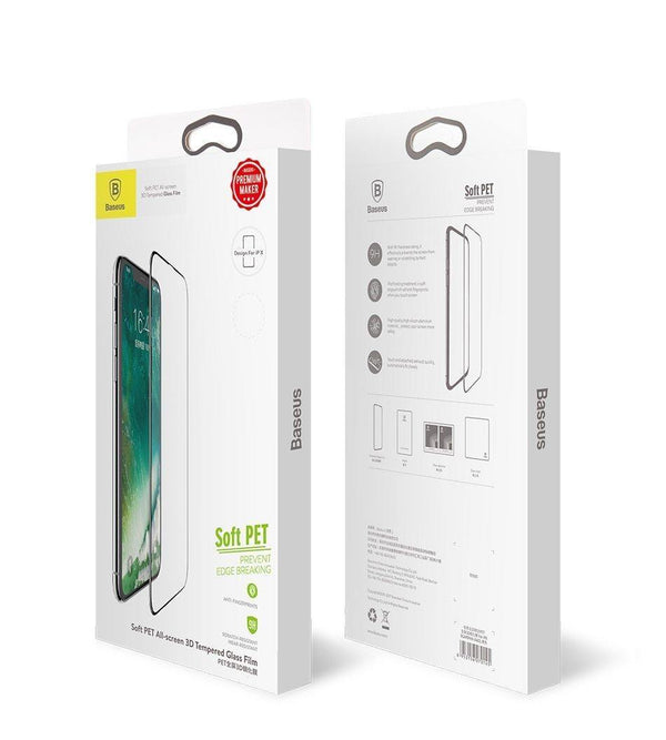 Planet Gates Transparent / For iPhone X Baseus Screen Protector For iPhone X Tempered Glass Ultra Thin Anti Blue Light Full Screen Front Cover For iPhone X Glass Film
