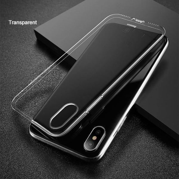 Planet Gates Transparent / For iPhone X Baseus Ultra Thin TPU Case For iPhone X Dirt-resistant Case Transparent Soft Silicone High Transparency Case For iPhone X Cover