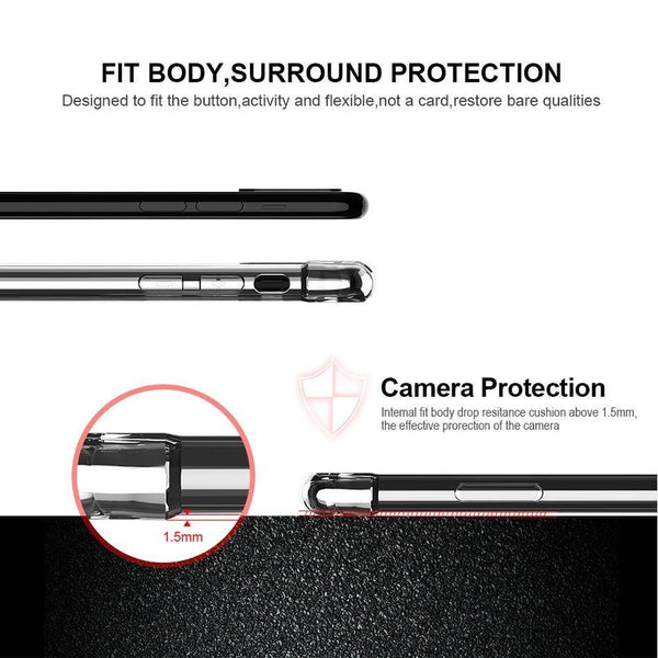 Planet Gates Transparent / For iPhone XR (6.1) FLOVEME For iPhone X XS Max Case For iPhone 7 8 Plus Shockproof Soft Silicone Phone Case For iPhone XS XR 8 7 Cover Coque Funda