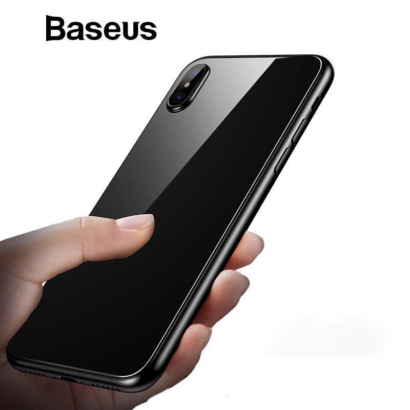 Planet Gates Transparent / For iPhone Xs 5.8 Baseus 0.3mm Back Tempered Glass For iPhone Xs Ultra Thin Transparent Protective Glass For iPhone Xs Max 2018 Back Film Cover