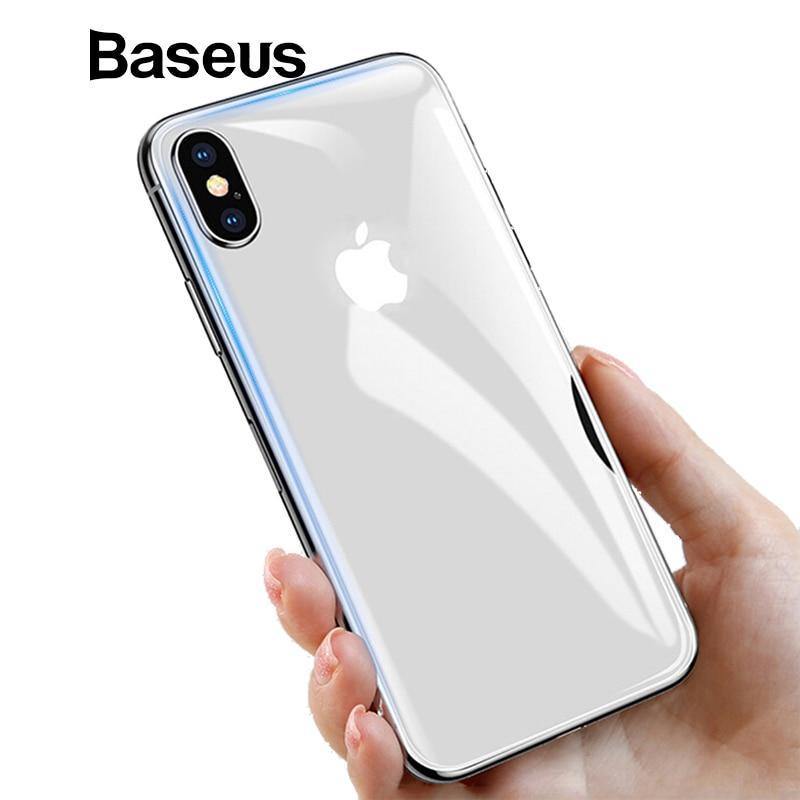 Planet Gates Transparent / For iPhone Xs 5.8 Baseus For iPhone Xs Max Glass Ultra Thin Back Glass Film For iPhone Xs Max Xs XR 2018 Protective Glass Tempered Scratch Proof