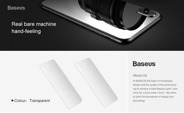 Planet Gates Transparent / For iPhone Xs 5.8 Baseus For iPhone Xs Max Glass Ultra Thin Back Glass Film For iPhone Xs Max Xs XR 2018 Protective Glass Tempered Scratch Proof