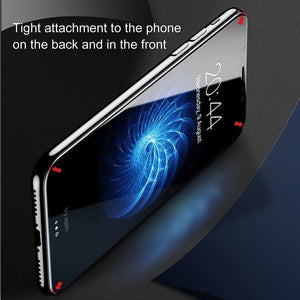 Planet Gates Transparent / For iPhone Xs 5.8 Baseus Front Glass + Back Tempered Glass For iPhone Xs Xs Max XR 2018 Protective Glass Screen Protector For iPhone Xs Xs Max