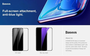 Planet Gates Transparent HD / For iPhone XR 6.1 Baseus 0.3mm Full Coverage Tempered Glass For iPhone Xs Xs Max XR 2018 Screen Protector Thin Protective Glass For iPhone X Xs XR