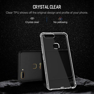 Planet Gates Transparent Heavy Duty Protection Silicone Case For Vivo X20, ROCK Anti Knock Phone Case for Vivo X20 TPU Cover Case For Vivo X20