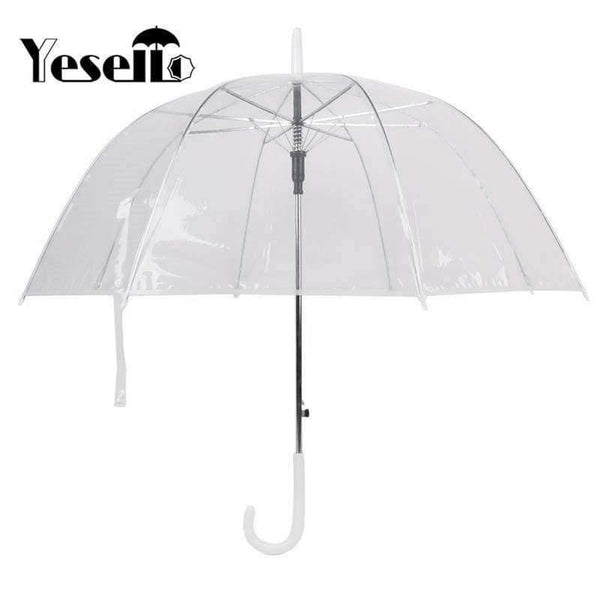 Planet Gates Transparent Leaves Cage Sunny Umbrella Rain Umbrella Parasol Women Semi-automatic Umbrellas Clear Paraguas