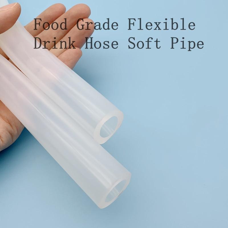 Planet Gates Transparent Multi Size Silicone Tubing Various Uses Food Grade Flexible Drink Hose Soft Pipe Nontoxic Environmental Clear