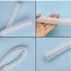 Planet Gates Transparent Multi Size Silicone Tubing Various Uses Food Grade Flexible Drink Hose Soft Pipe Nontoxic Environmental Clear