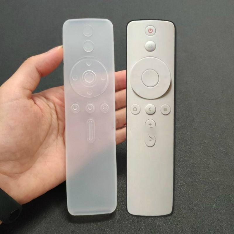Planet Gates Transparent Remote Control Cover For Xiaomi TV 4A Soft Silicone Protective Case Rubber Cover For Xiaomi IP TV Set-top Box 4S Pro (transparent)