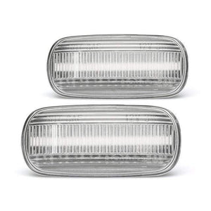 Planet Gates Transparent Shell 2 pieces Led Dynamic Side Marker Turn Signal Light Sequential Blinker Light For Audi A3 S3 8P A4 S4 RS4 B6 B7 B8 A6 S6 RS6 C5 C7