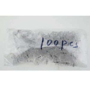 1cm 100pcs/pack Hair Claw Clips for Women Girls Accessories Black Brown Transparent Plastic Mini Claws Hairclip Clamp Gifts