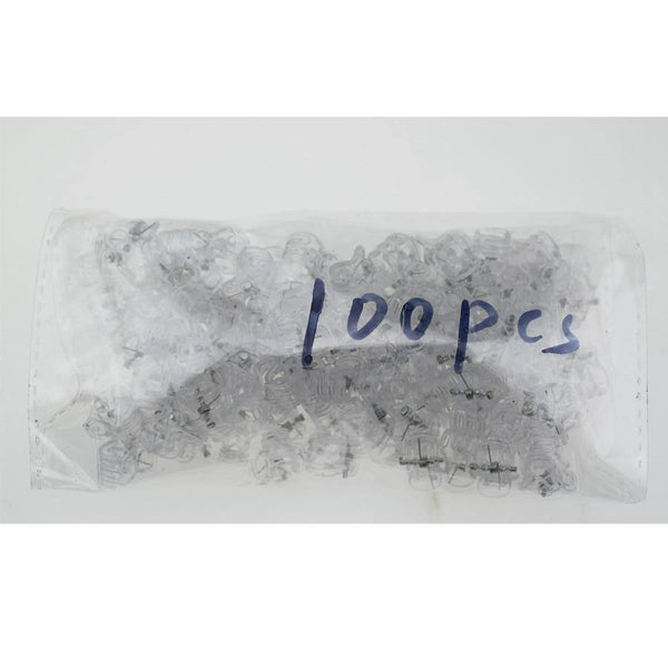 1cm 100pcs/pack Hair Claw Clips for Women Girls Accessories Black Brown Transparent Plastic Mini Claws Hairclip Clamp Gifts