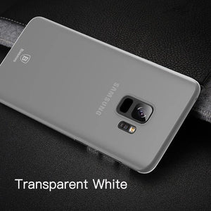 Planet Gates Transparent White / For Galaxy Note 8 Baseus Luxury Phone Case For Samsung Galaxy S9 S8 Plus Note 8 Ultra Thin Slim Cover For Galaxy S9 S8 Note8 Coque Funda Capinhas