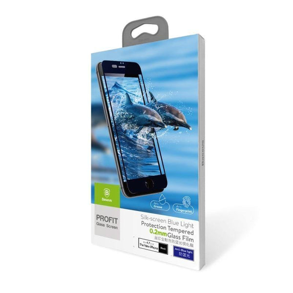 Planet Gates Transparent White / For iPhone 7 8 Baseus 0.2mm Full Screen Tempered Glass For iPhone 8 7 Screen Protector Front Glass For iPhone 7 Plus 8 Plus Protective Glass