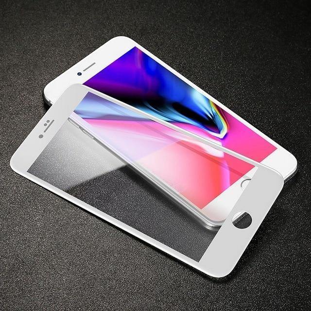 Planet Gates Transparent Black / For iPhone 7 8 Baseus 5D Screen Protector For iPhone 7 8 Tempered Glass Full Screen Anti Blue Light Front Glass For iPhone 7 Plus 8 Plus Glass
