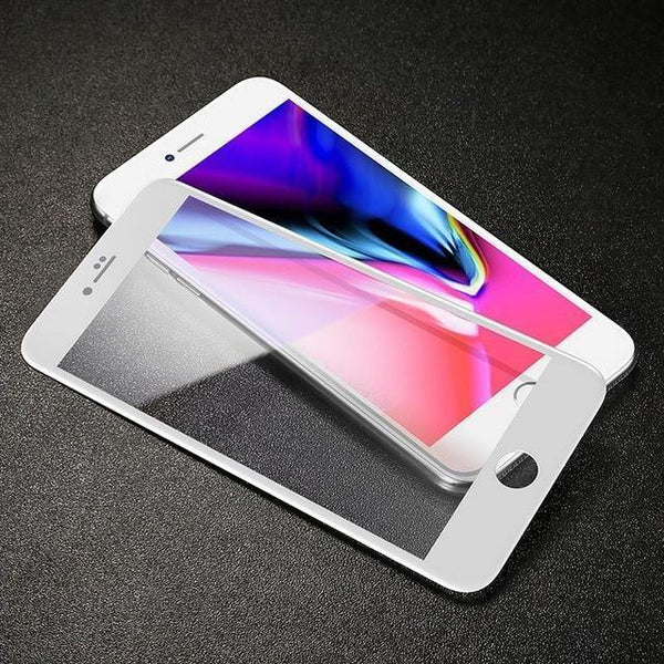 Planet Gates Transparent White / For iPhone 7 8 Baseus 5D Screen Protector For iPhone 7 8 Tempered Glass Full Screen Anti Blue Light Front Glass For iPhone 7 Plus 8 Plus Glass