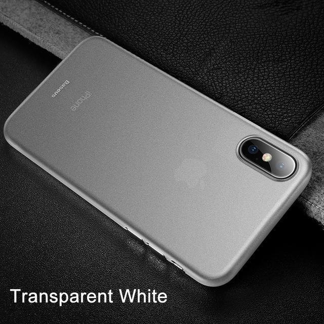 Planet Gates Transparent Black / For iPhone XS Phone Case For iPhone Xs Max Xr X S R Xsmax Coque Baseus Ultra Thin Slim Frosted Cover For iPhonexs Max Case For iPhonex Fundas