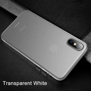 Planet Gates Transparent White / For iPhone XS Phone Case For iPhone Xs Max Xr X S R Xsmax Coque Baseus Ultra Thin Slim Frosted Cover For iPhonexs Max Case For iPhonex Fundas