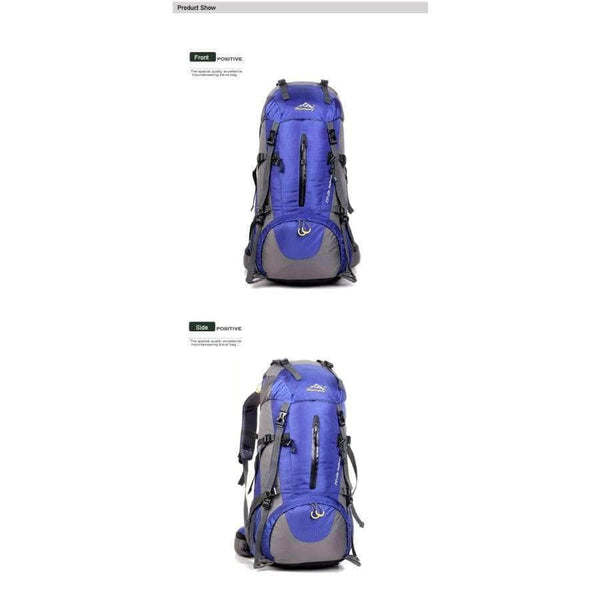 Planet Gates Travel Hiking Backpack 50L, Sports Bag For Women Men, Outdoor Camping Climbing Bag, Mountaineering Rucksack