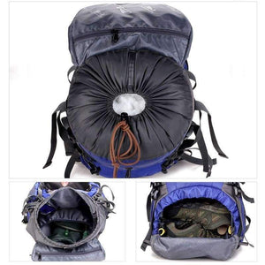 Planet Gates Travel Hiking Backpack 50L, Sports Bag For Women Men, Outdoor Camping Climbing Bag, Mountaineering Rucksack