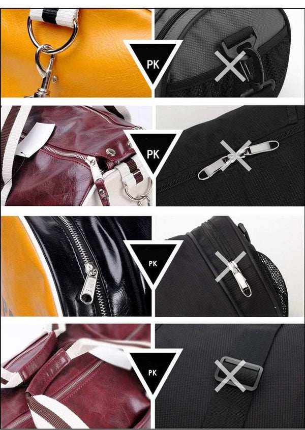 Planet Gates Travel Luggage Bag with Independent Shoes Storage Women Fitness Bag PU Leather Printing Basketball Training Bag XA253WC