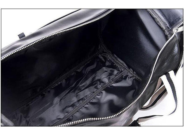 Planet Gates Travel Luggage Bag with Independent Shoes Storage Women Fitness Bag PU Leather Printing Basketball Training Bag XA253WC