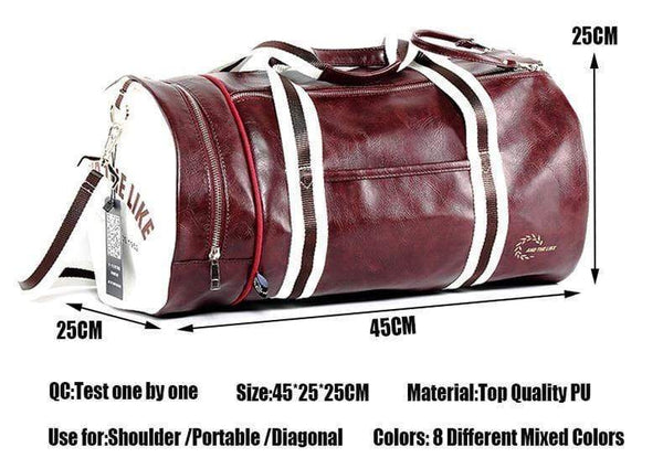 Planet Gates Travel Luggage Bag with Independent Shoes Storage Women Fitness Bag PU Leather Printing Basketball Training Bag XA253WC